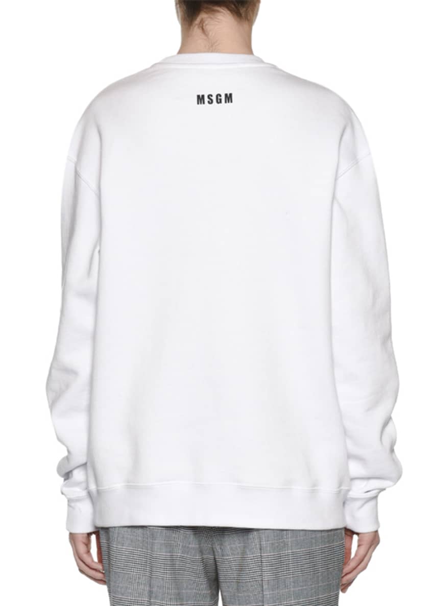 Msgm fringe sweatshirt 2025