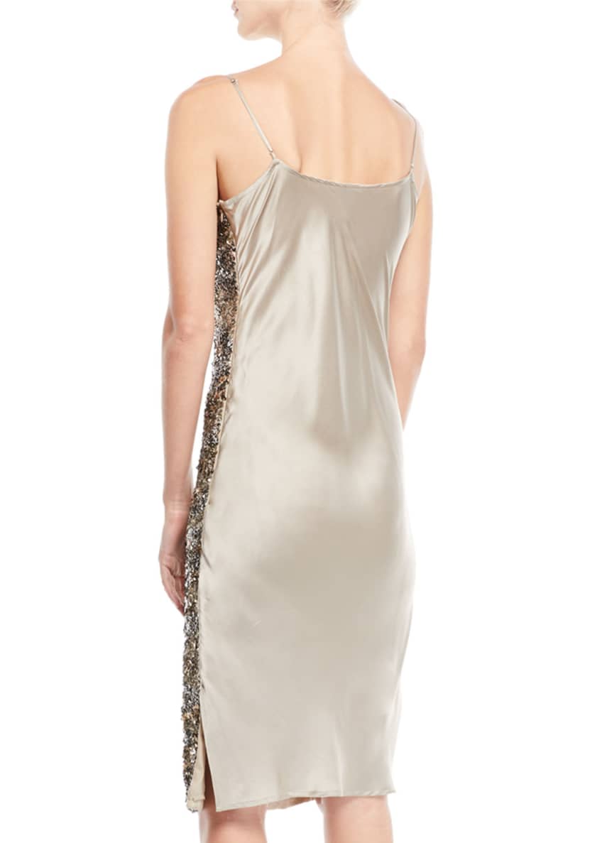 Joie Hasana Sequin Midi-Length Slip Dress Image 2 of 2