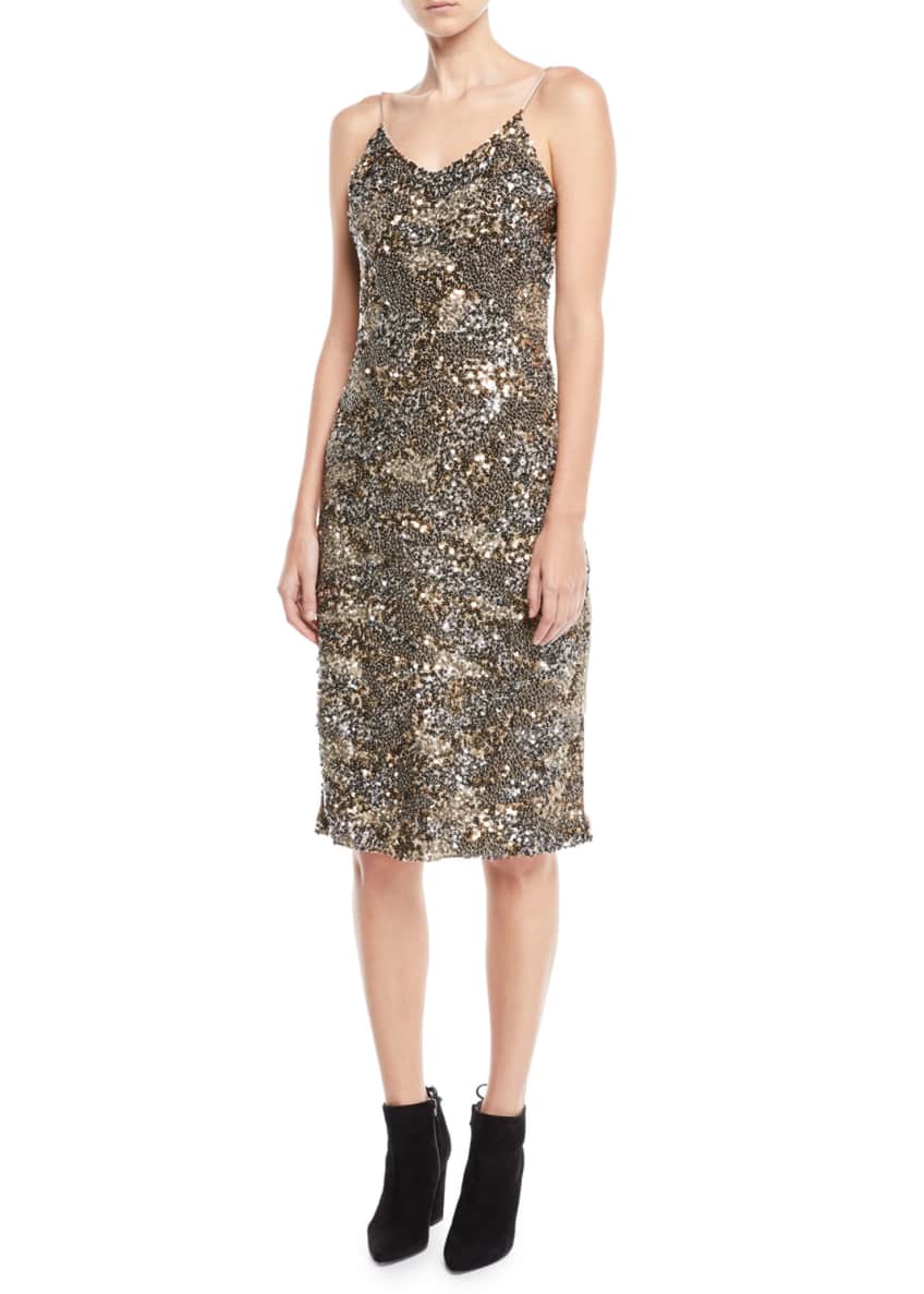 joie sequin dress Joie Sequin Puff Sleeve Dress Black Size Medium Mock Neck Holiday Party  Cocktail