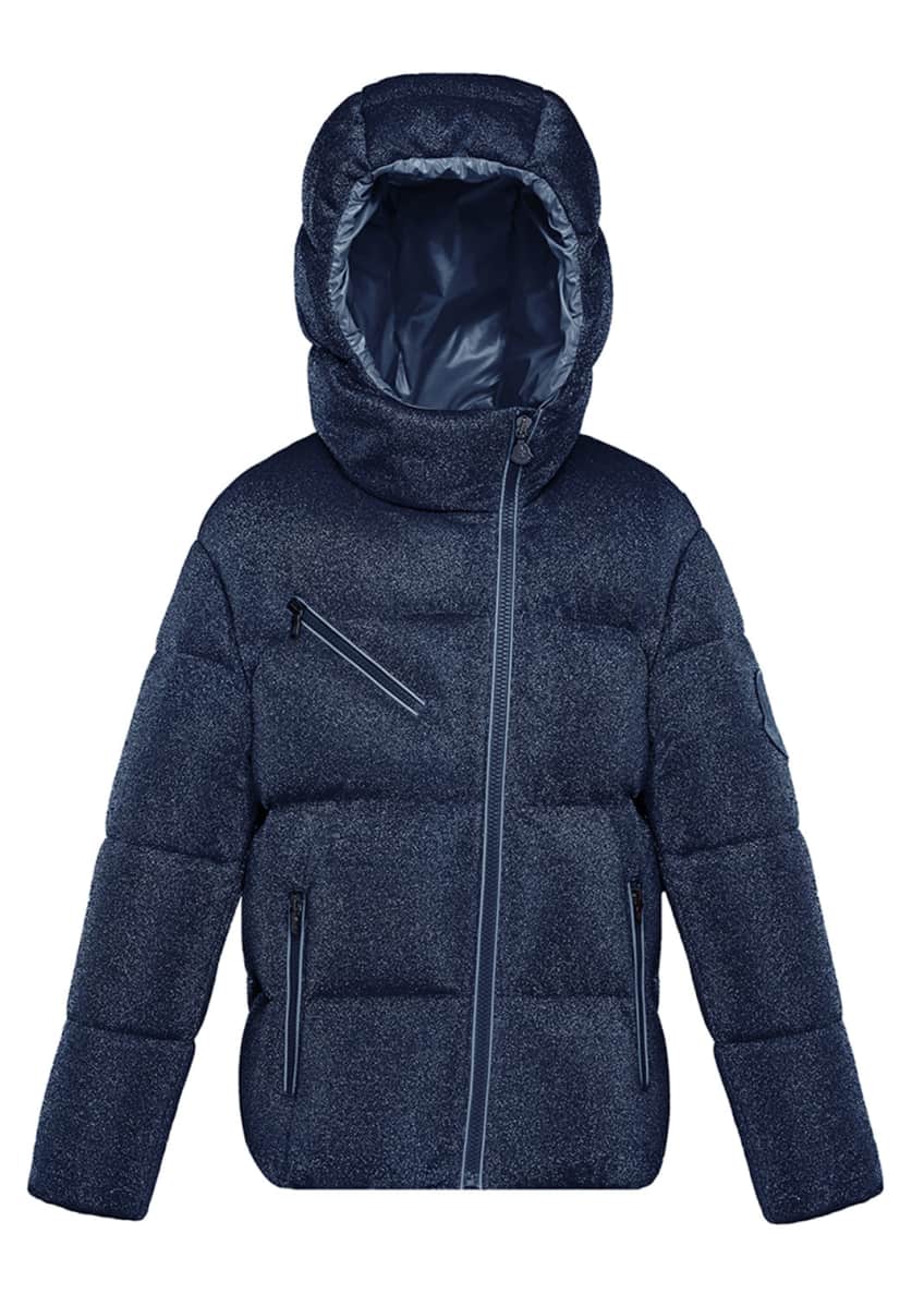 Moncler Taurua Metallic Asymmetric Zip Quilted Jacket Size 4 6 and Matching Items Matching Items Bergdorf Goodman