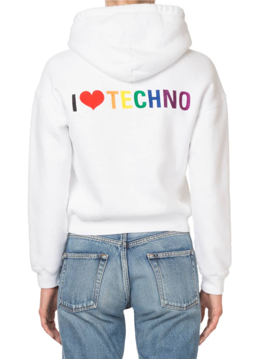 I love techno balenciaga hoodie shop