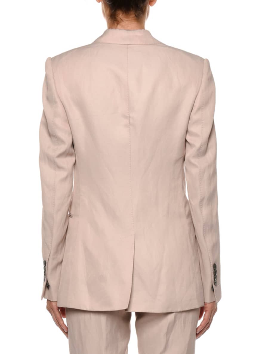TOM FORD Peak Lapel One-Button Jacket Image 2 of 5