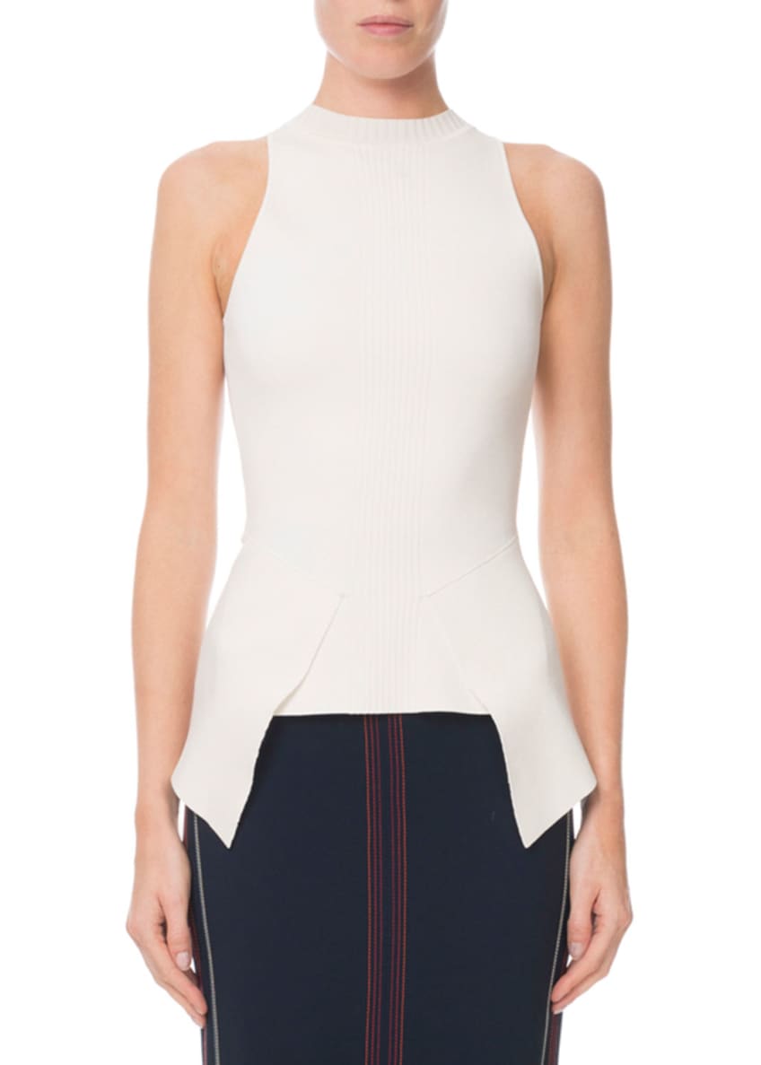 Lawrence Sleeveless Knit Top | Camel Lawrence Sleeveless Knit Top | Camel