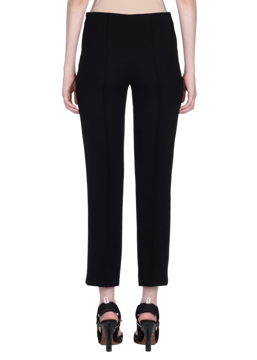 Fendi Cropped Slim Wool-Crop Trousers Image 2 of 4