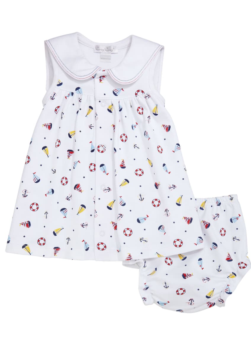 Kissy Kissy Sails n Whales Dress Set