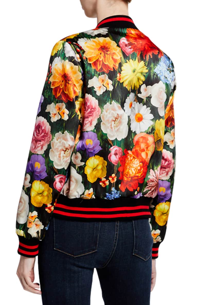Alice and olivia lonnie reversible bomber sales