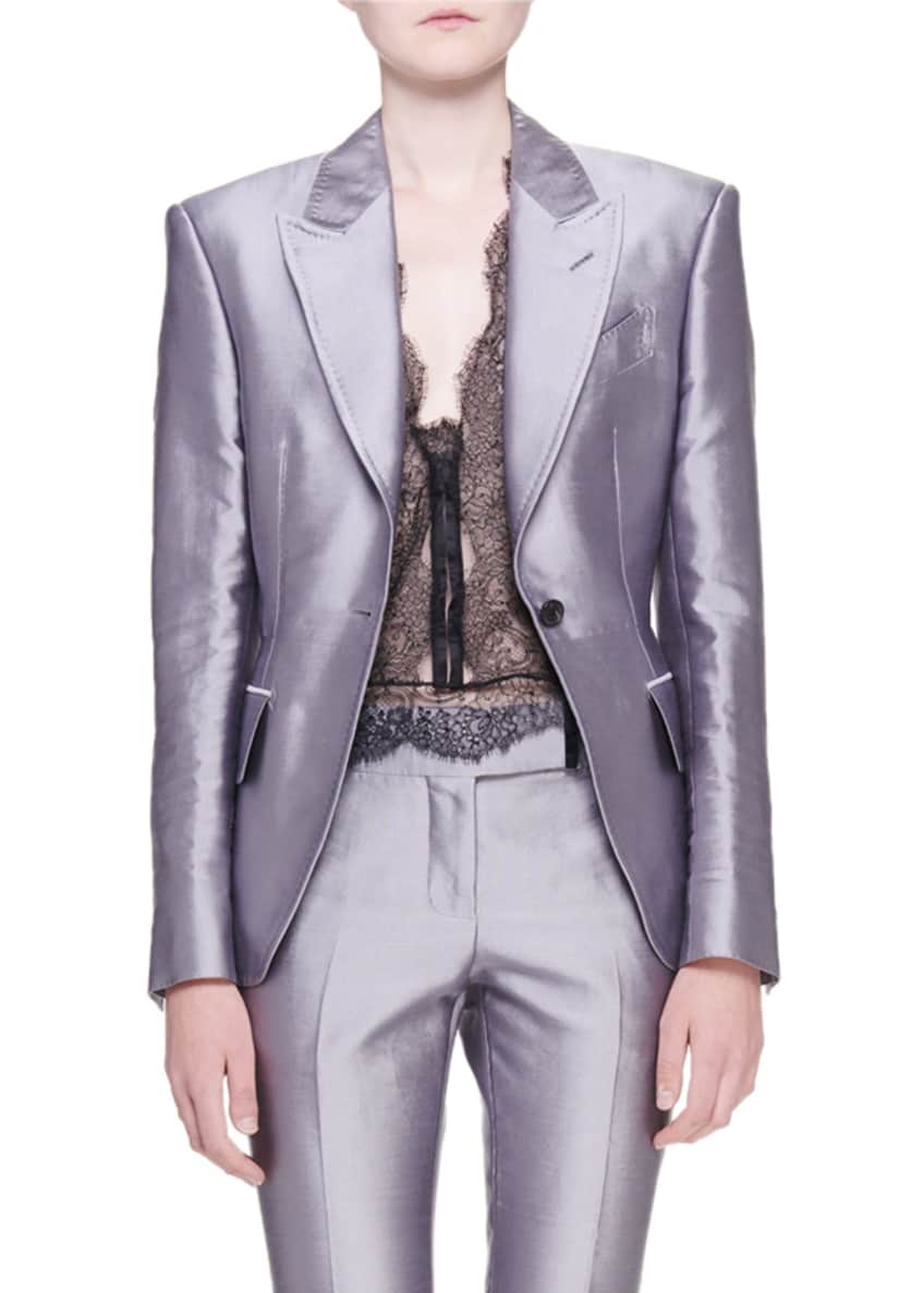 TOM FORD One-Button Notch Lapel Jacket Image 2 of 5