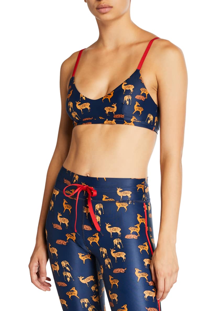The Upside Abstract Camo Print Drawstring Yoga Pants