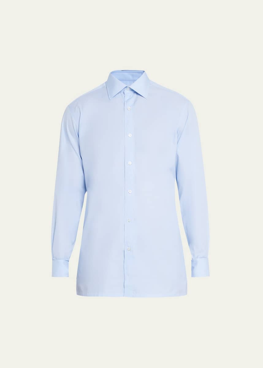 Charvet Men's French Cuff Cotton Dress Shirt