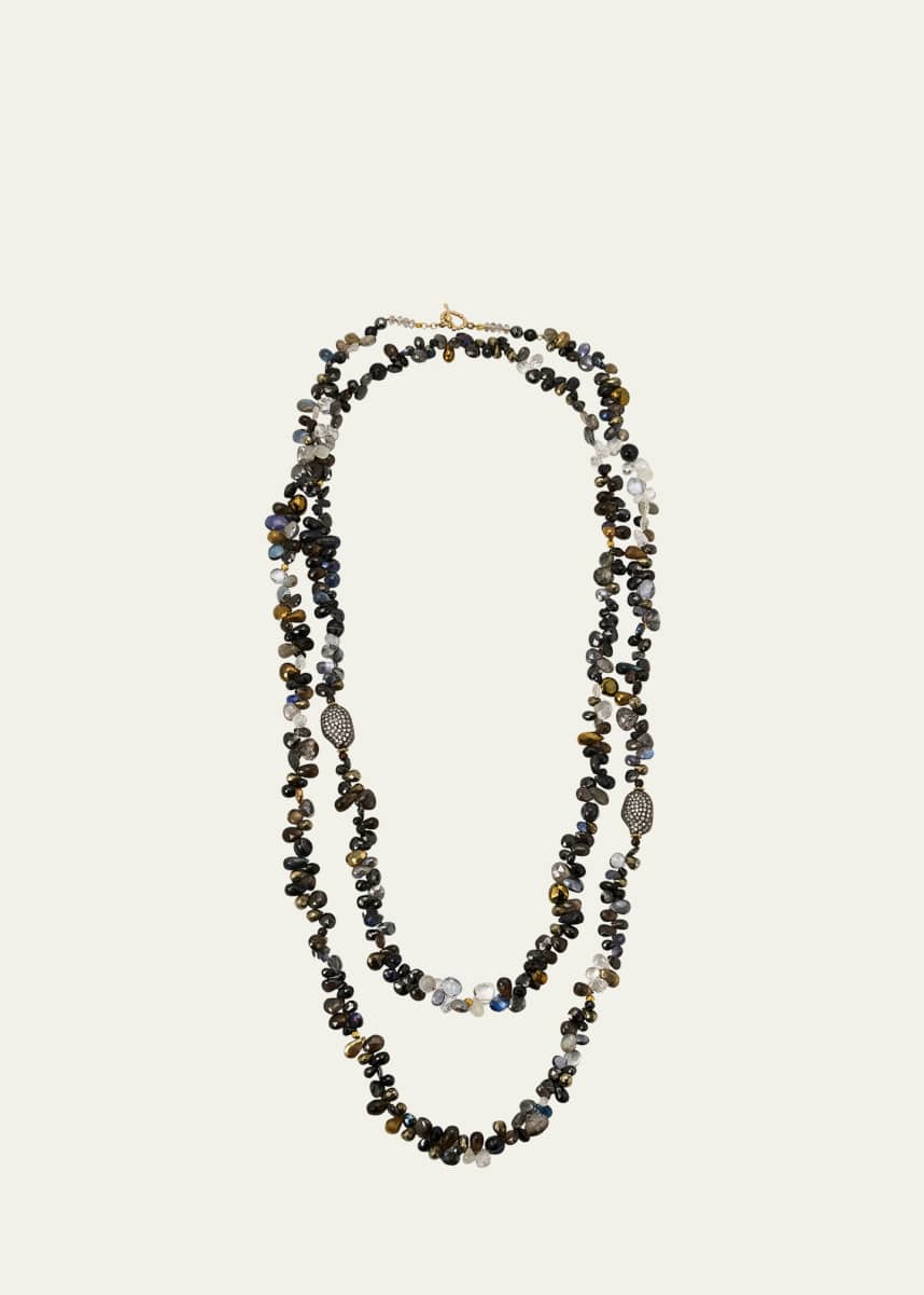 Meredith Frederick Dominique Onyx Mixed-Stone Necklace