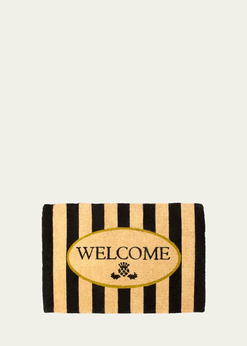 MacKenzie-Childs Awning Stripe Welcome Mat