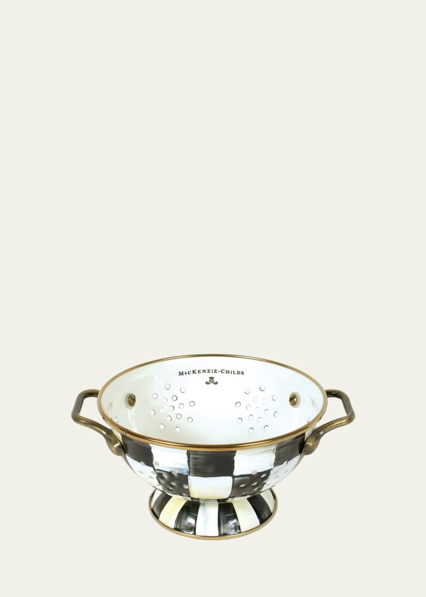 MacKenzie-Childs Courtly Check Small Colander