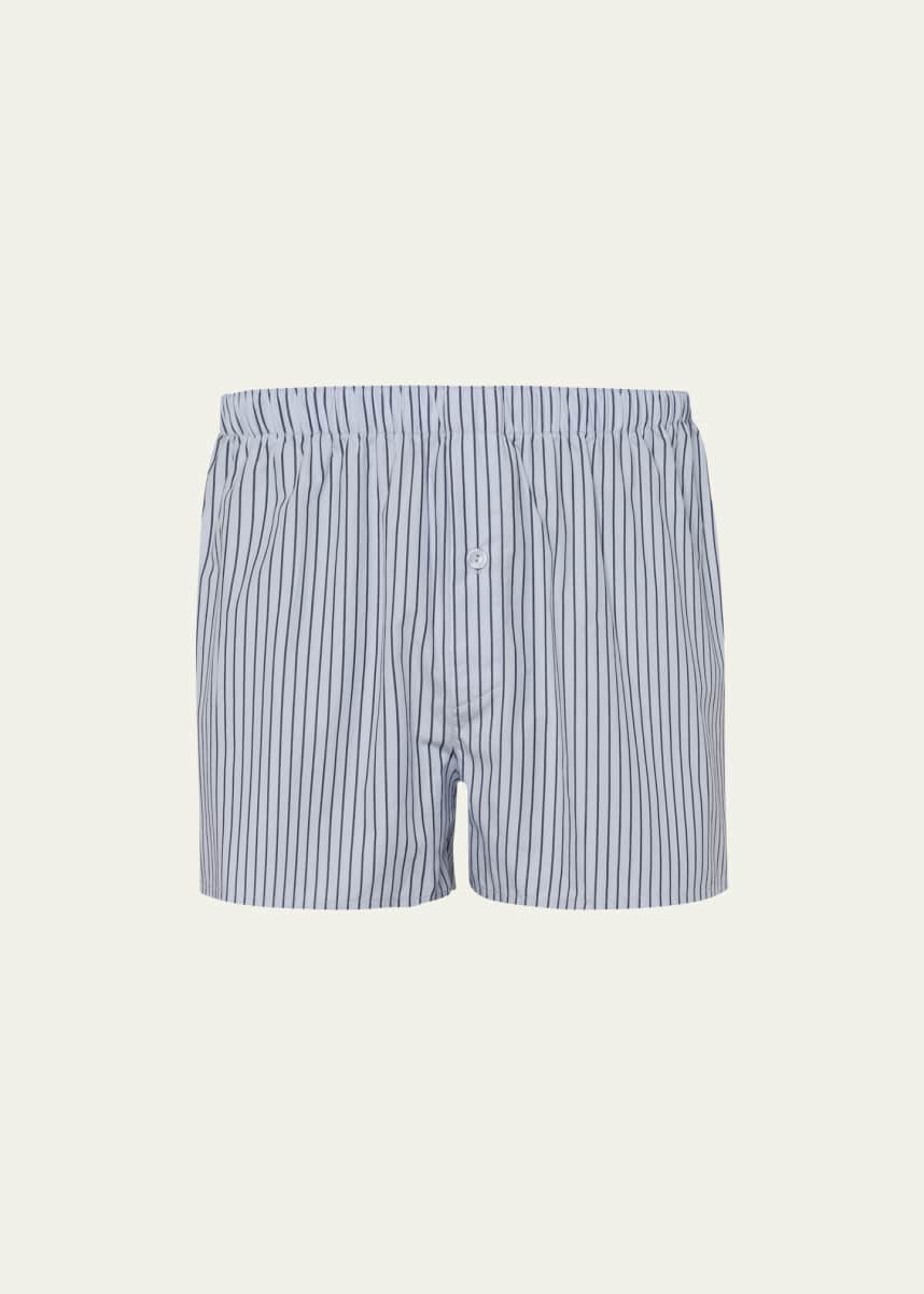 Hanro Men's Fancy Woven Cotton Boxers