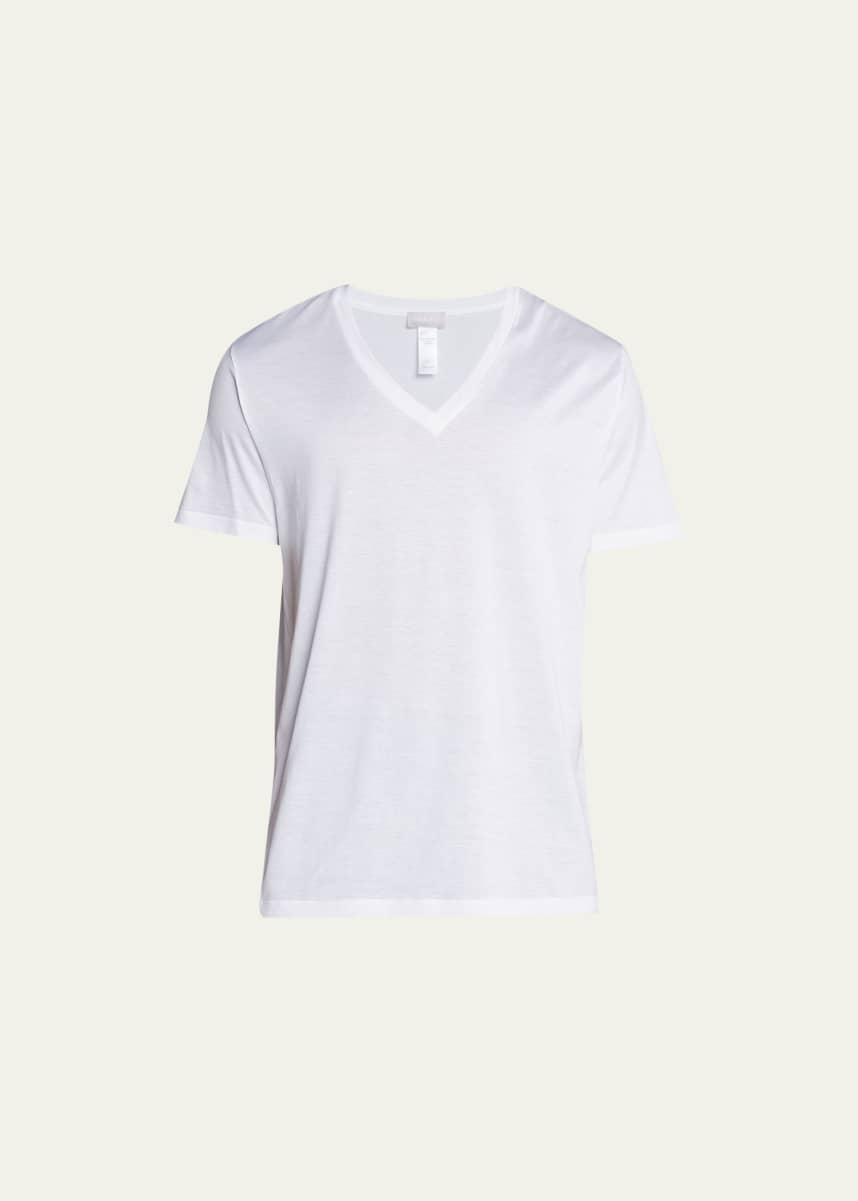 Hanro Cotton Sporty V-Neck T-Shirt