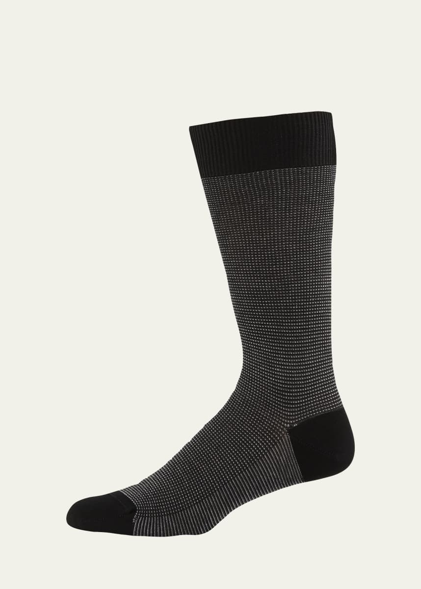 Pantherella Men's Tewkesbury Birdseye Socks