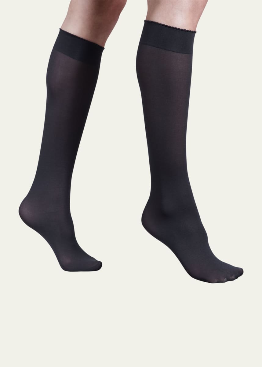 Wolford Velvet Deluxe Knee-Highs