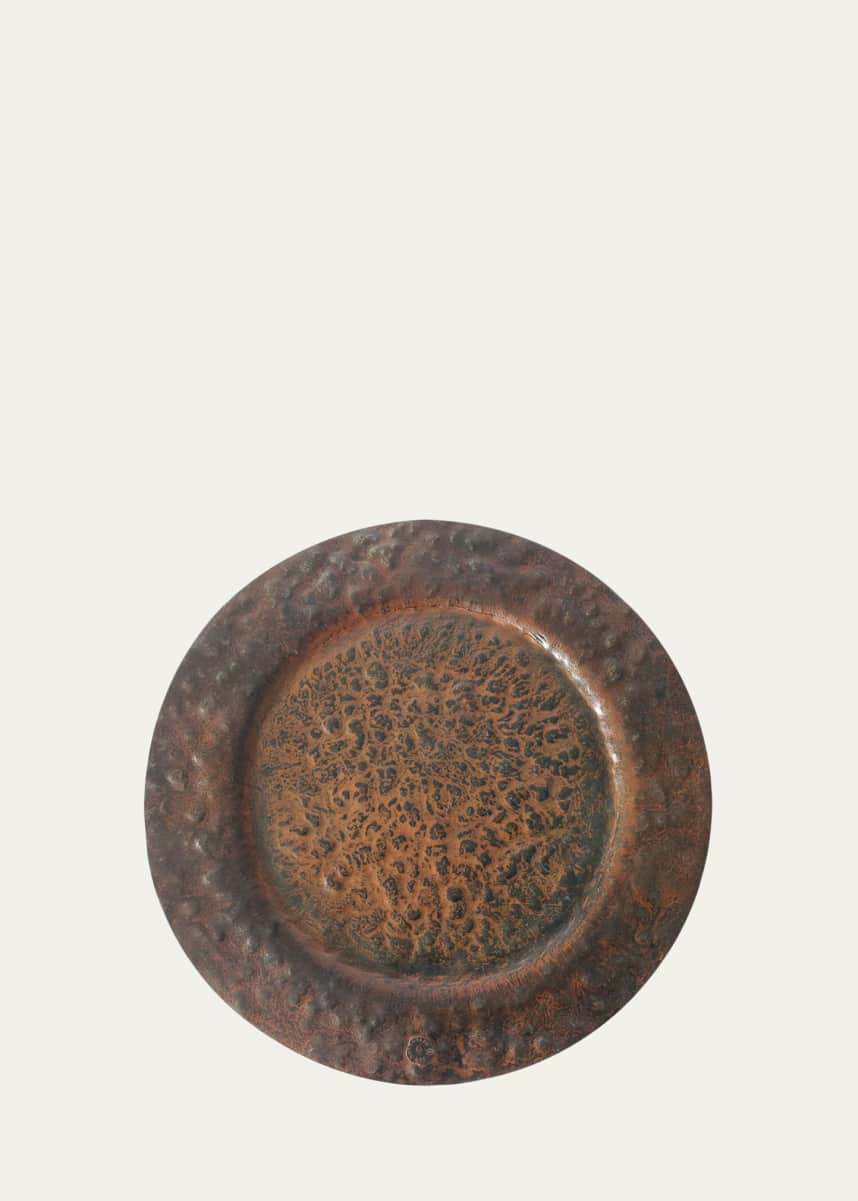 Jan Barboglio Double Hammered Charger Plate