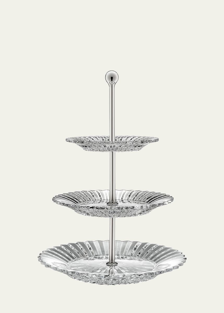 Baccarat Mille Nuits 3-Tier Pastry Stand