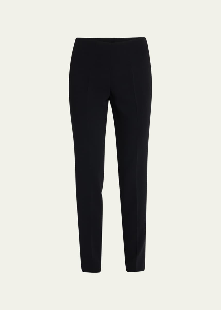 Akris Wool-Silk Ankle-Snap Leggings - Bergdorf Goodman