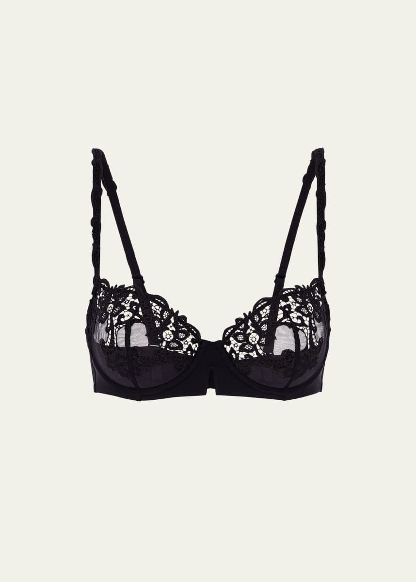 Simone Perele Saga Non-Padded Lace Demi Bra