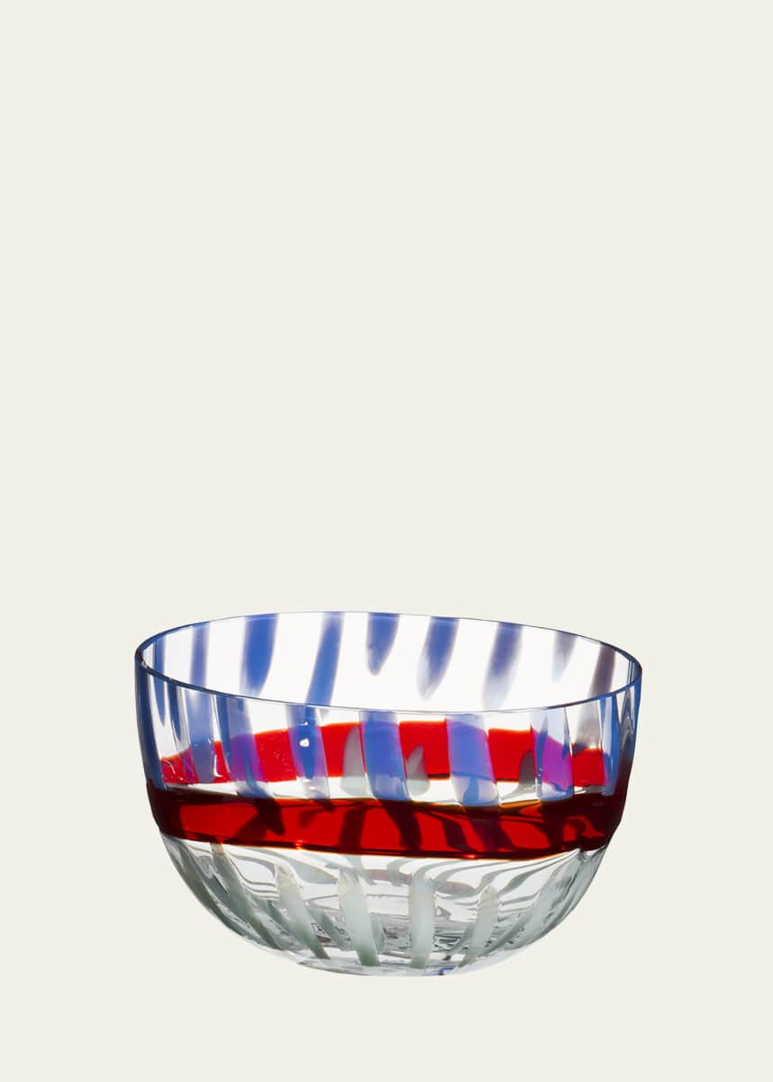 Carlo Moretti striped glass - Red