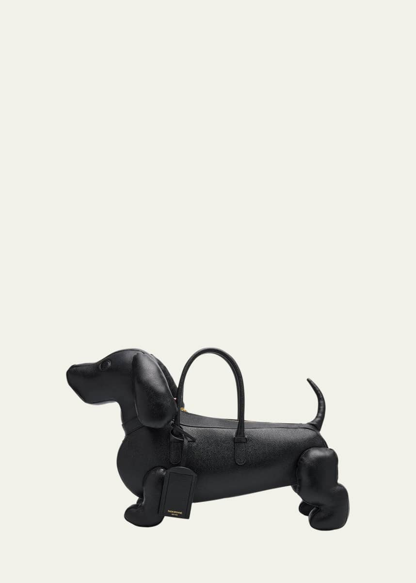 Thom Browne Hector Leather Dog Bag