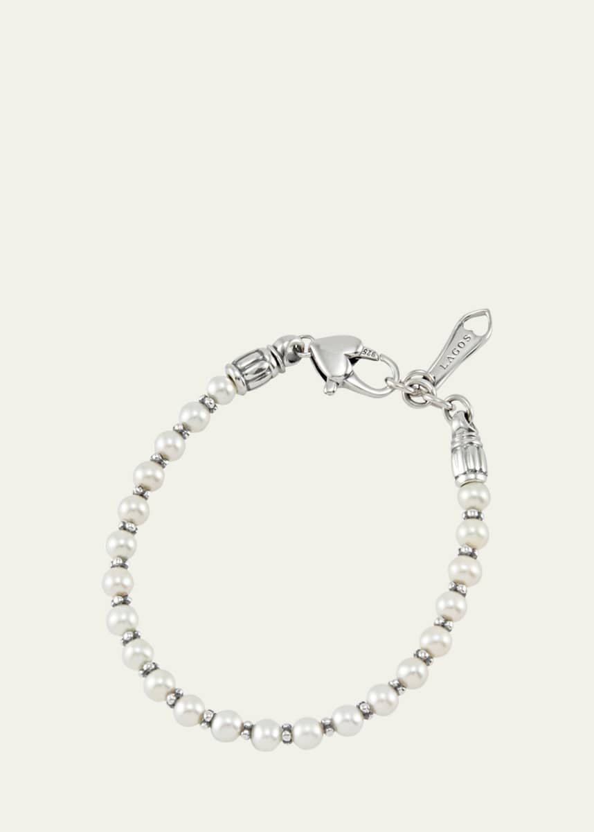 Lagos Kinder Pearl & Gold Cavier Bracelet
