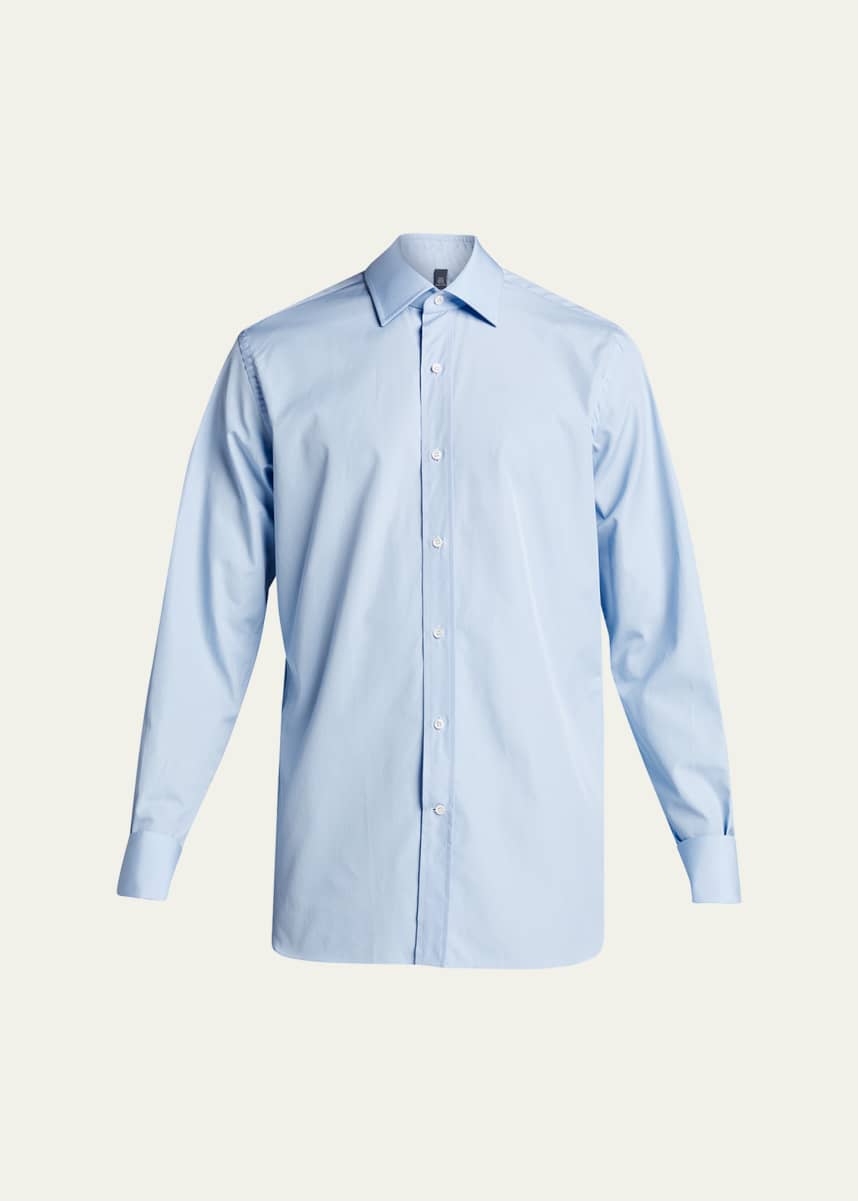 Bergdorf Goodman Men's Poplin French-Cuff Dress Shirt