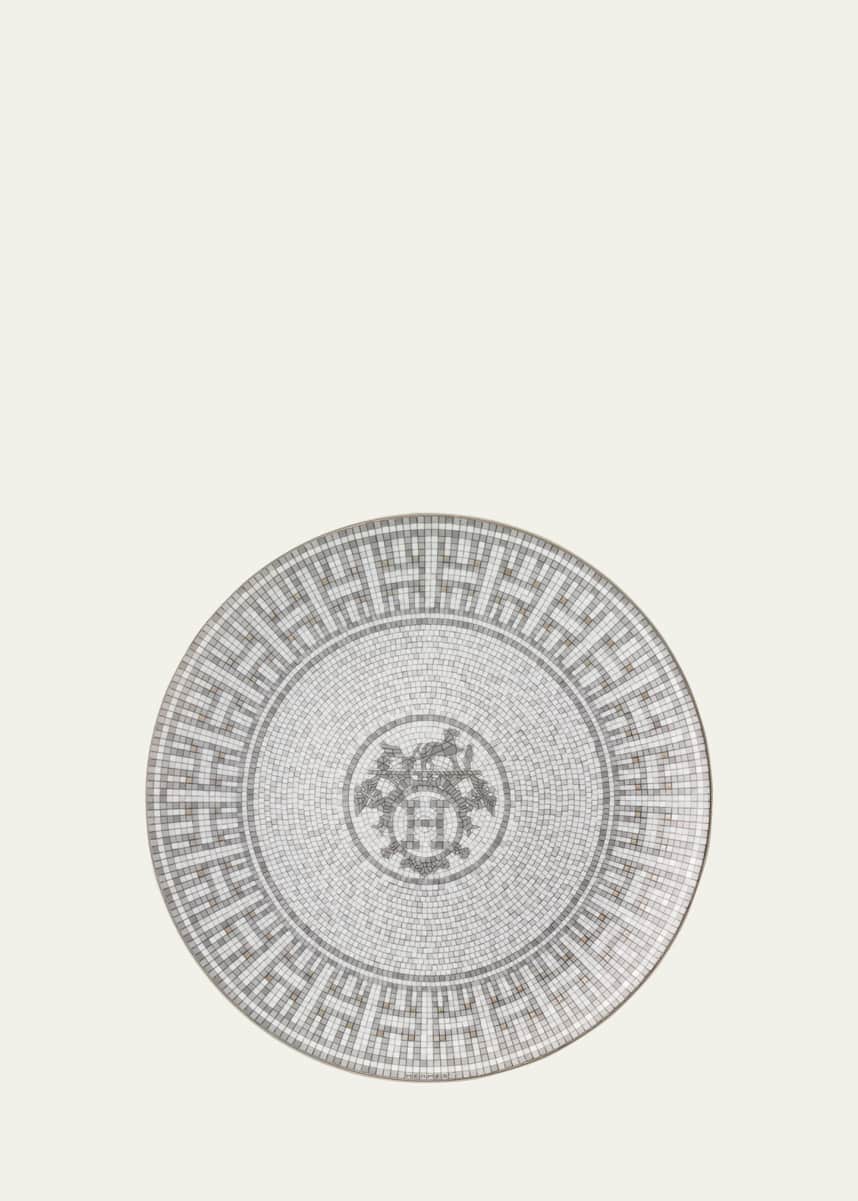 Hermes Mosaique au 24 Platinum Salad/Dessert Plate