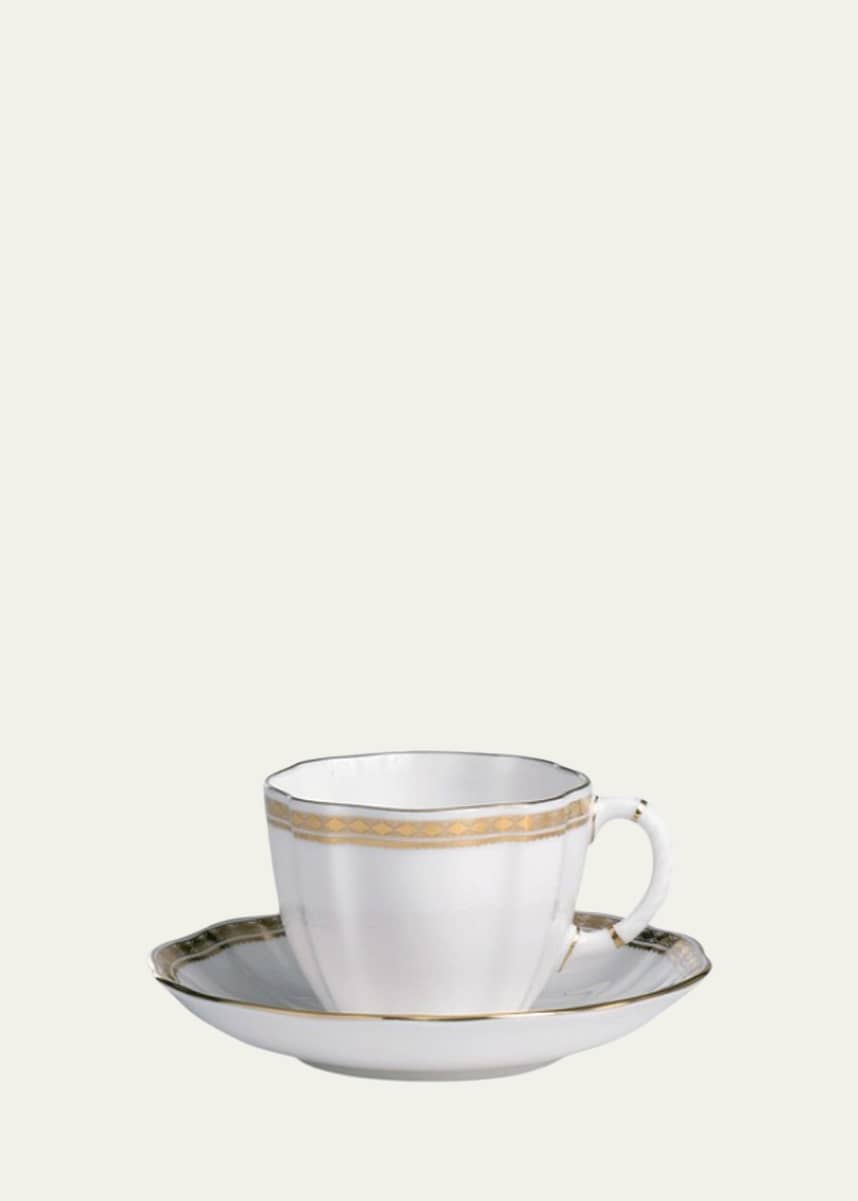 Royal Crown Derby Carlton Gold Saucer