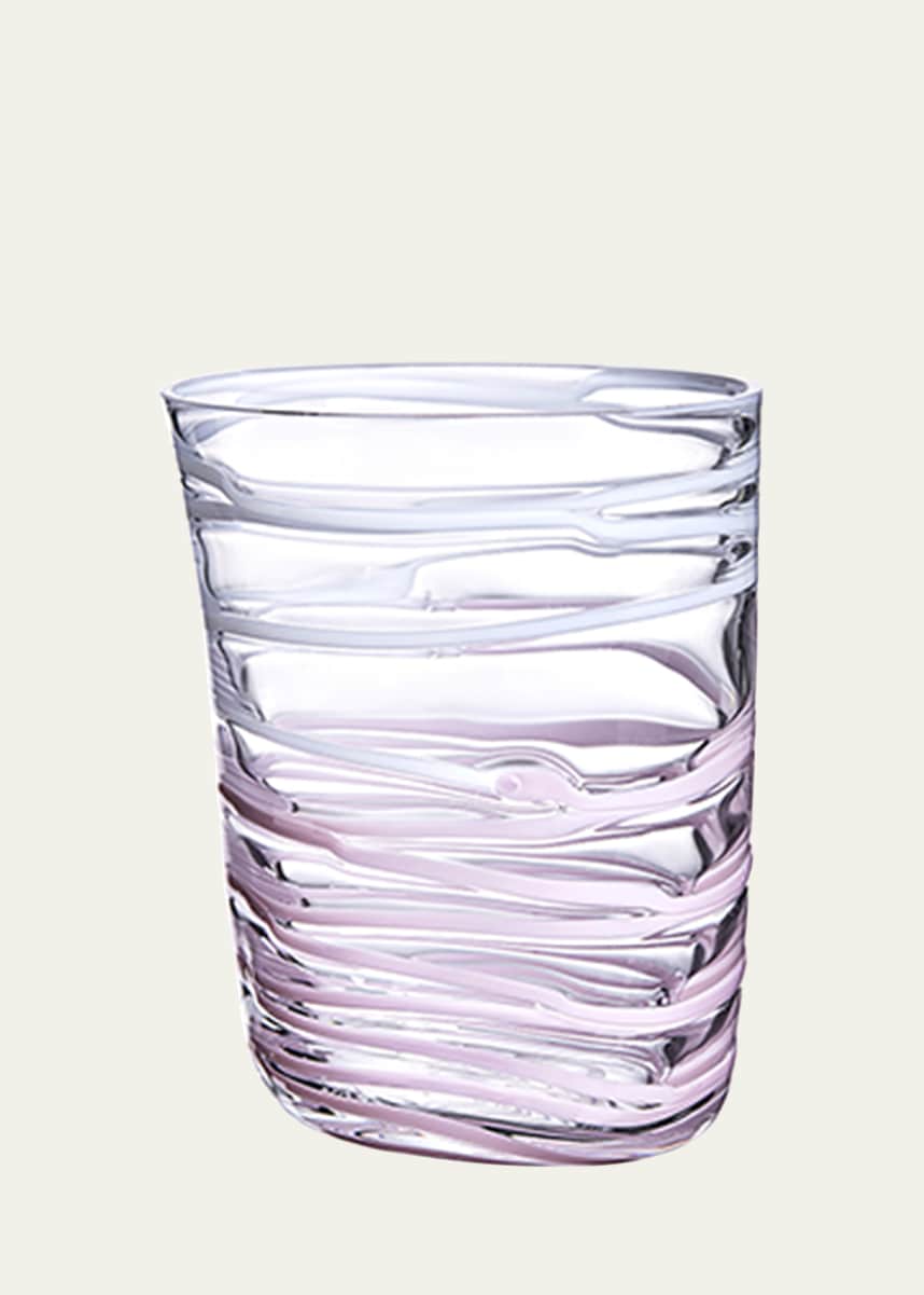 Carlo Moretti spotted drinking glass - Purple