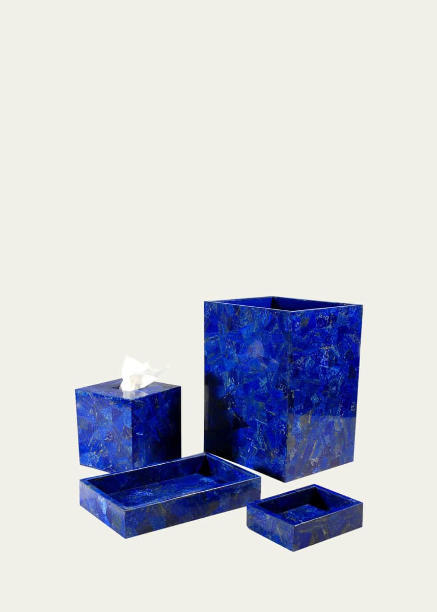 Mike & Ally Taj Lapis Wastebasket