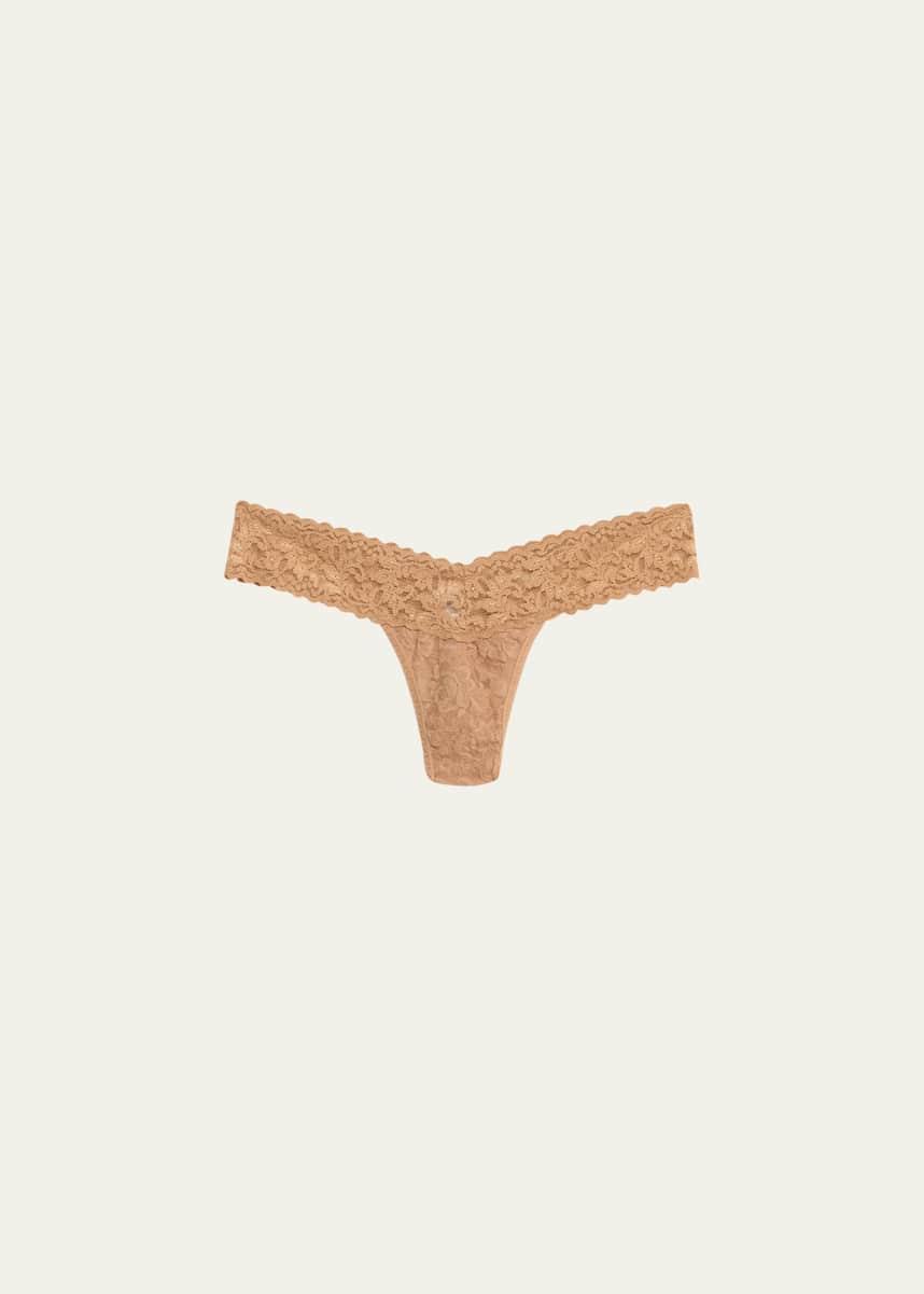 Hanky Panky Rolled Low-Rise Lace Thong