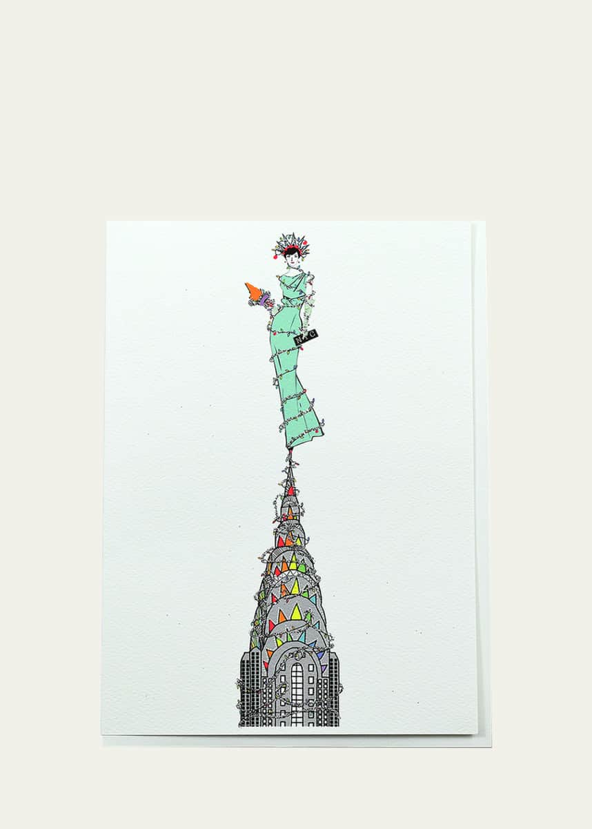 Verrier Lady Liberty Folded Card