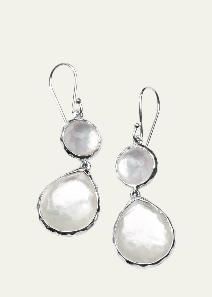 Ippolita Double Drop Earrings in Sterling Silver