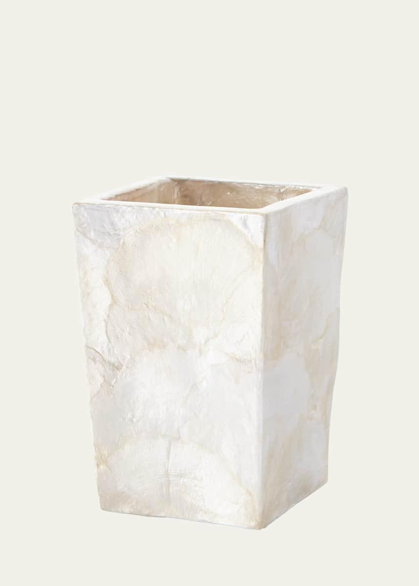 Pigeon and Poodle Andria Capiz Brush Holder