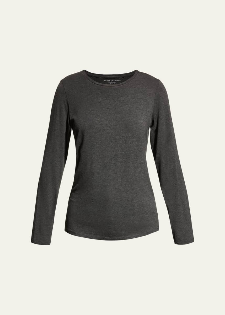 Majestic Filatures Soft Touch Crewneck Top