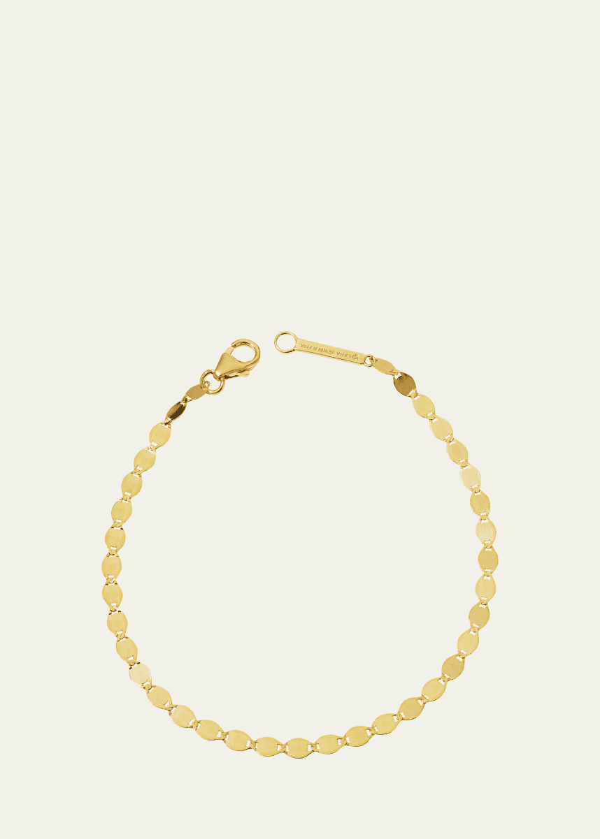 Lana Nude 14K Flat Link Chain Bracelet