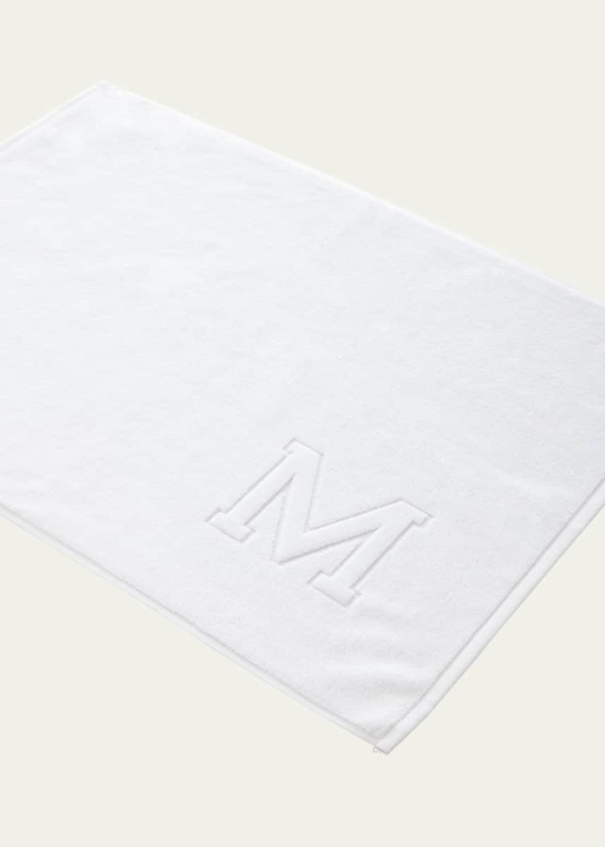Matouk Auberge Monogrammed Tub Mat