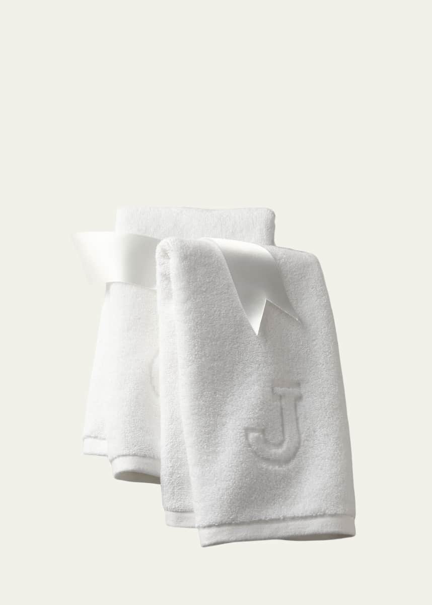 Matouk Auberge Monogrammed Face Cloth