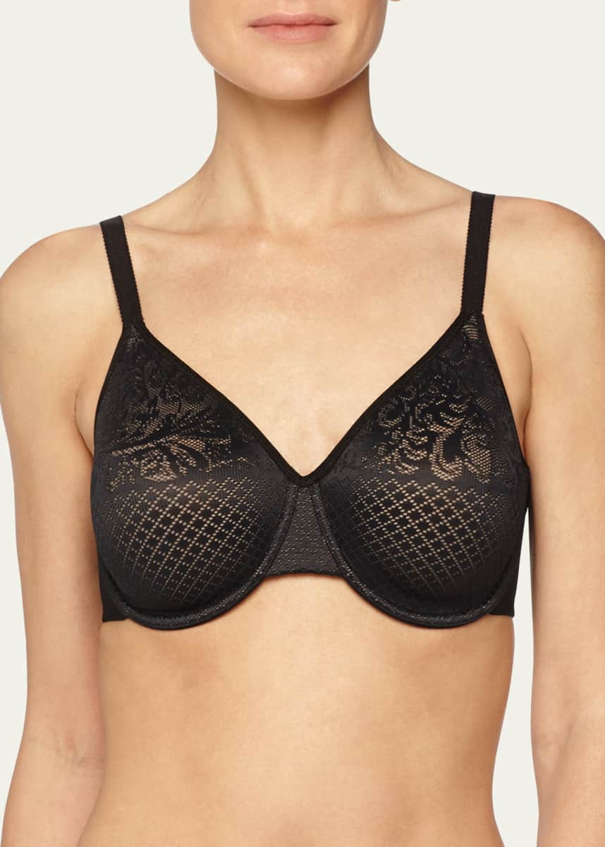 Else Paisley Full-Cup Lace Underwire Bra - Bergdorf Goodman