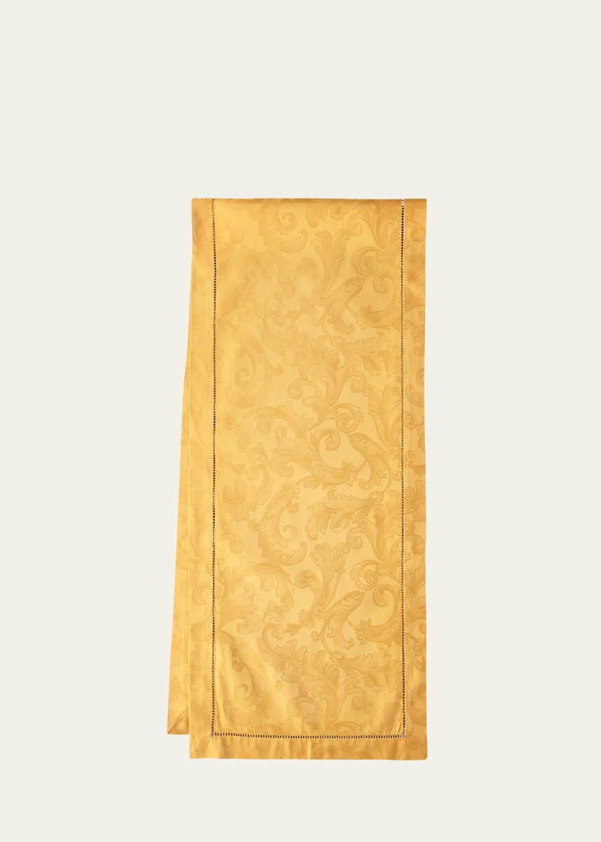 Sferra Acanthus Jacquard Table Runner, 15" x 72"