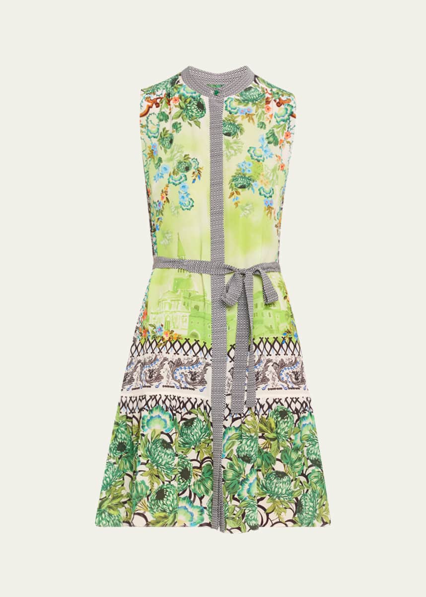 Saloni Tilly Drop Waist A-Line Mini Dress