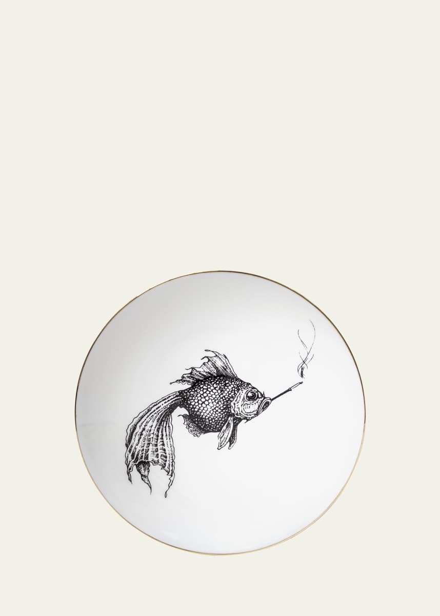 Rory Dobner Smoking Fish Dinner Plate