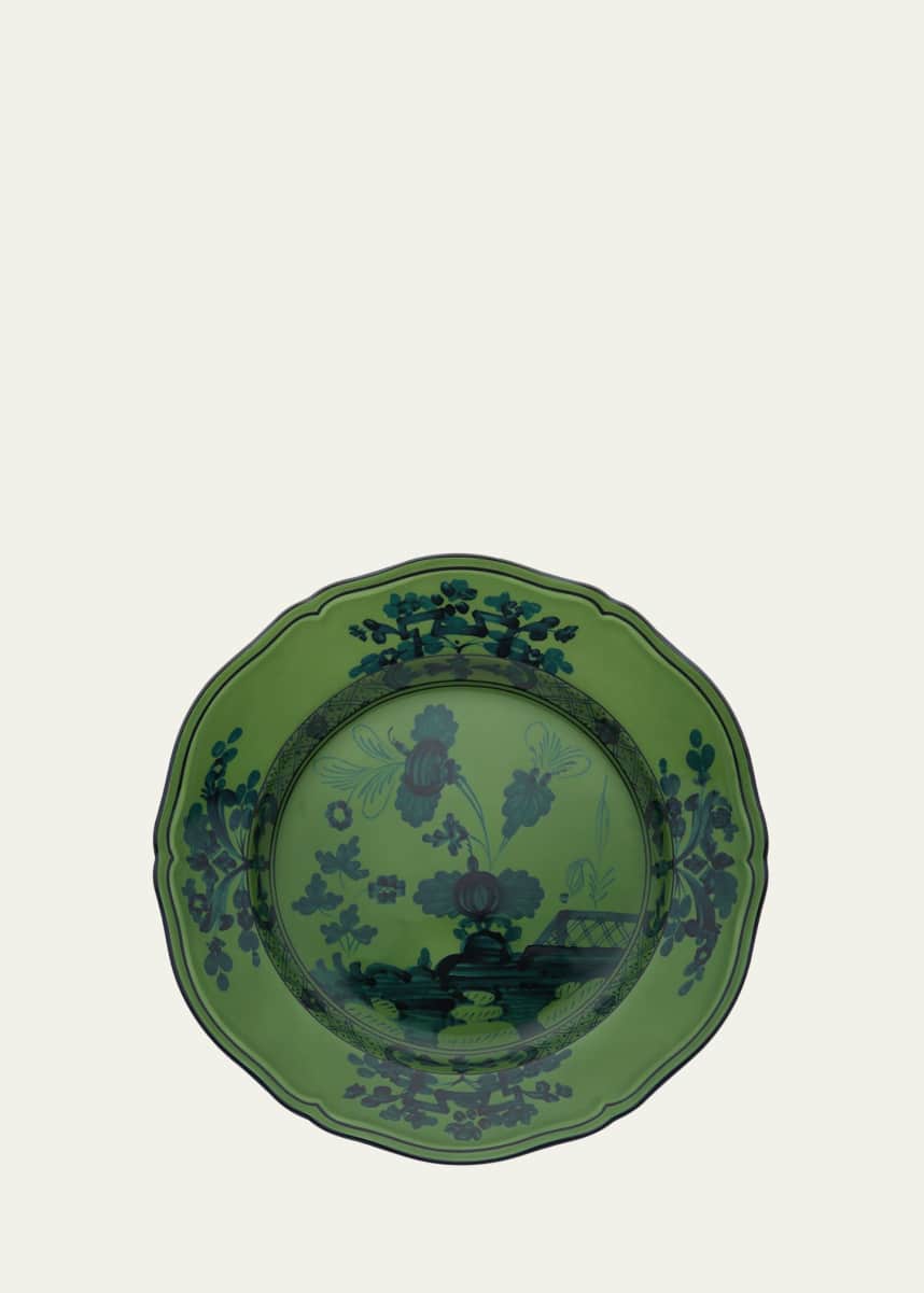 GINORI 1735 Oriente Italiano Salad Plate, Malachite
