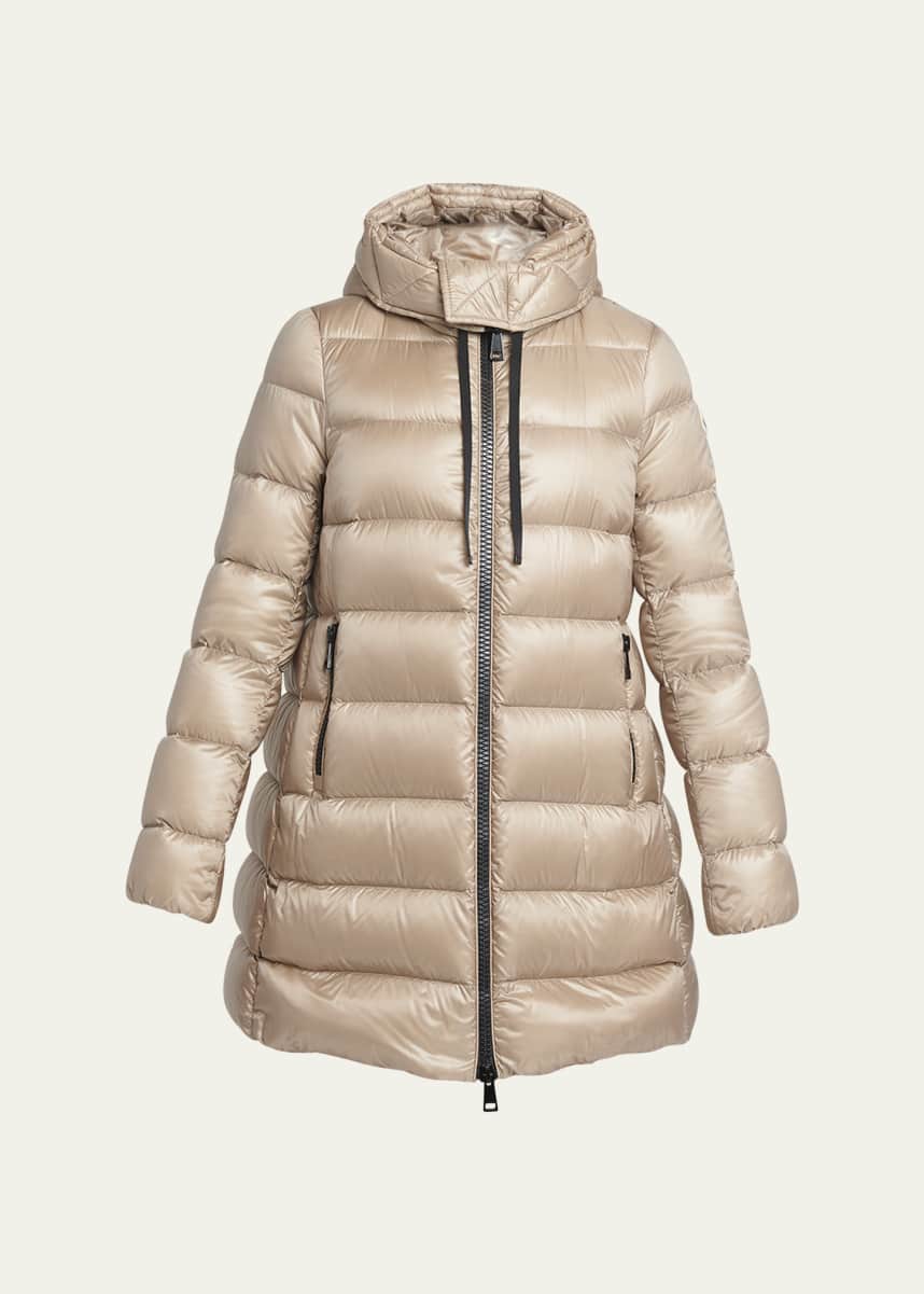 Moncler Suyen Down Quilted Nylon Hooded Parka