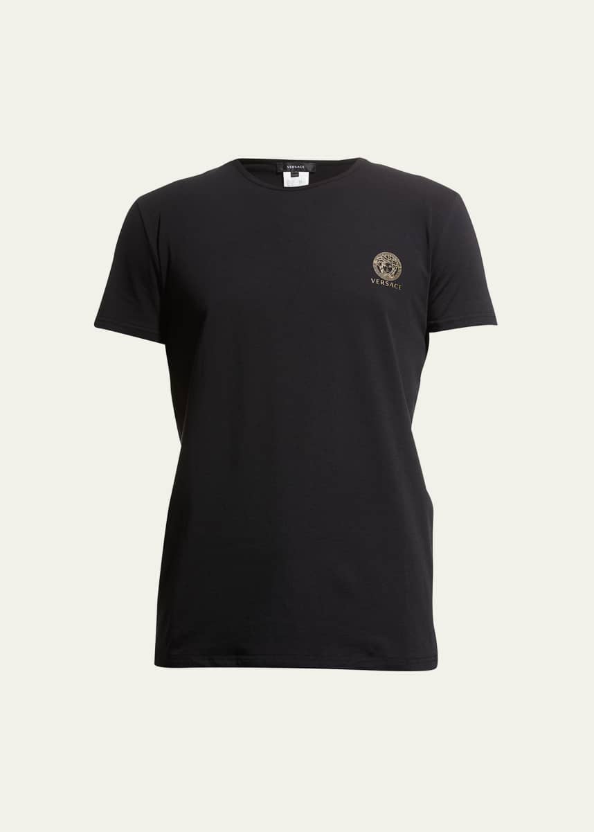 Versace Men's Medusa Logo Crewneck T-Shirt