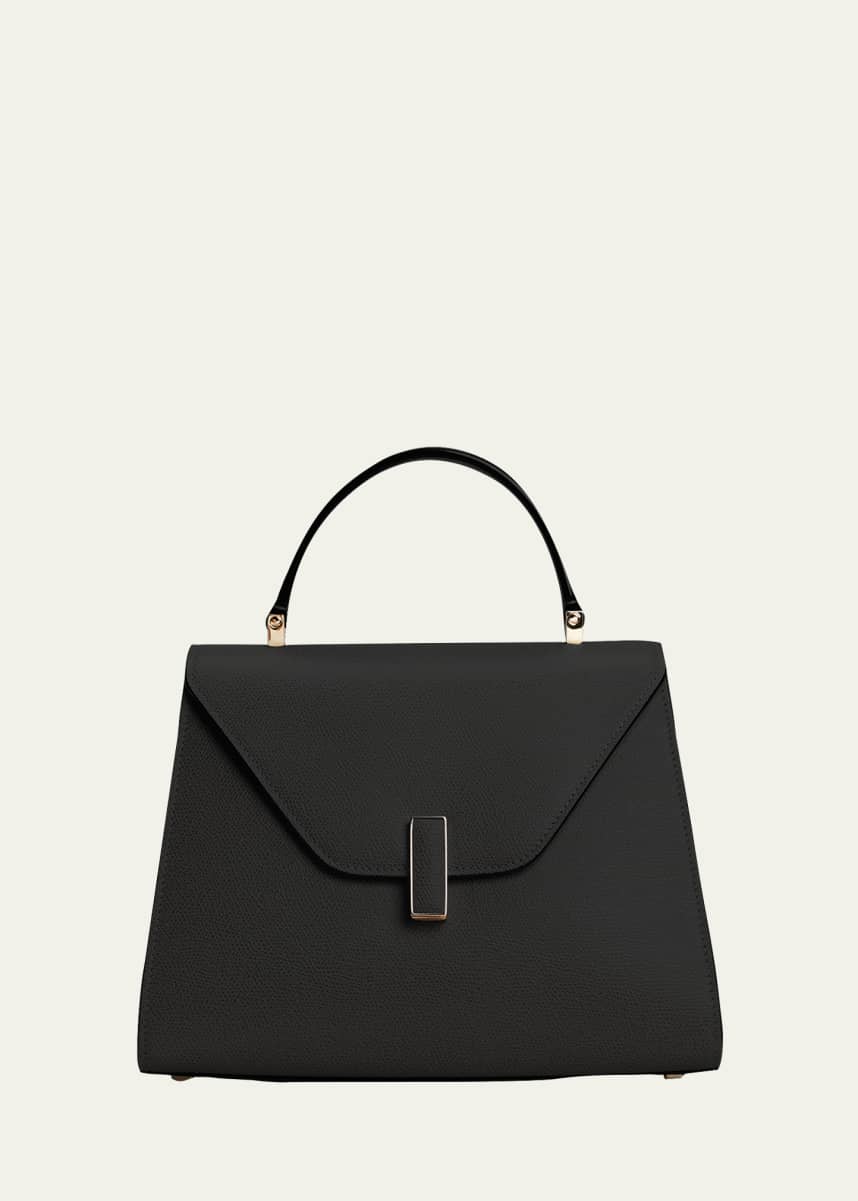 Valextra Iside Mini Leather Satchel Bag