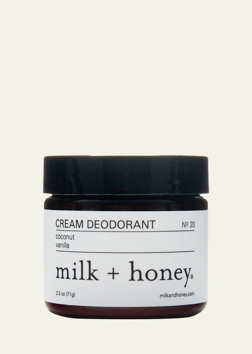 milk + honey Cream Deodorant No. 20, 2.5 oz.