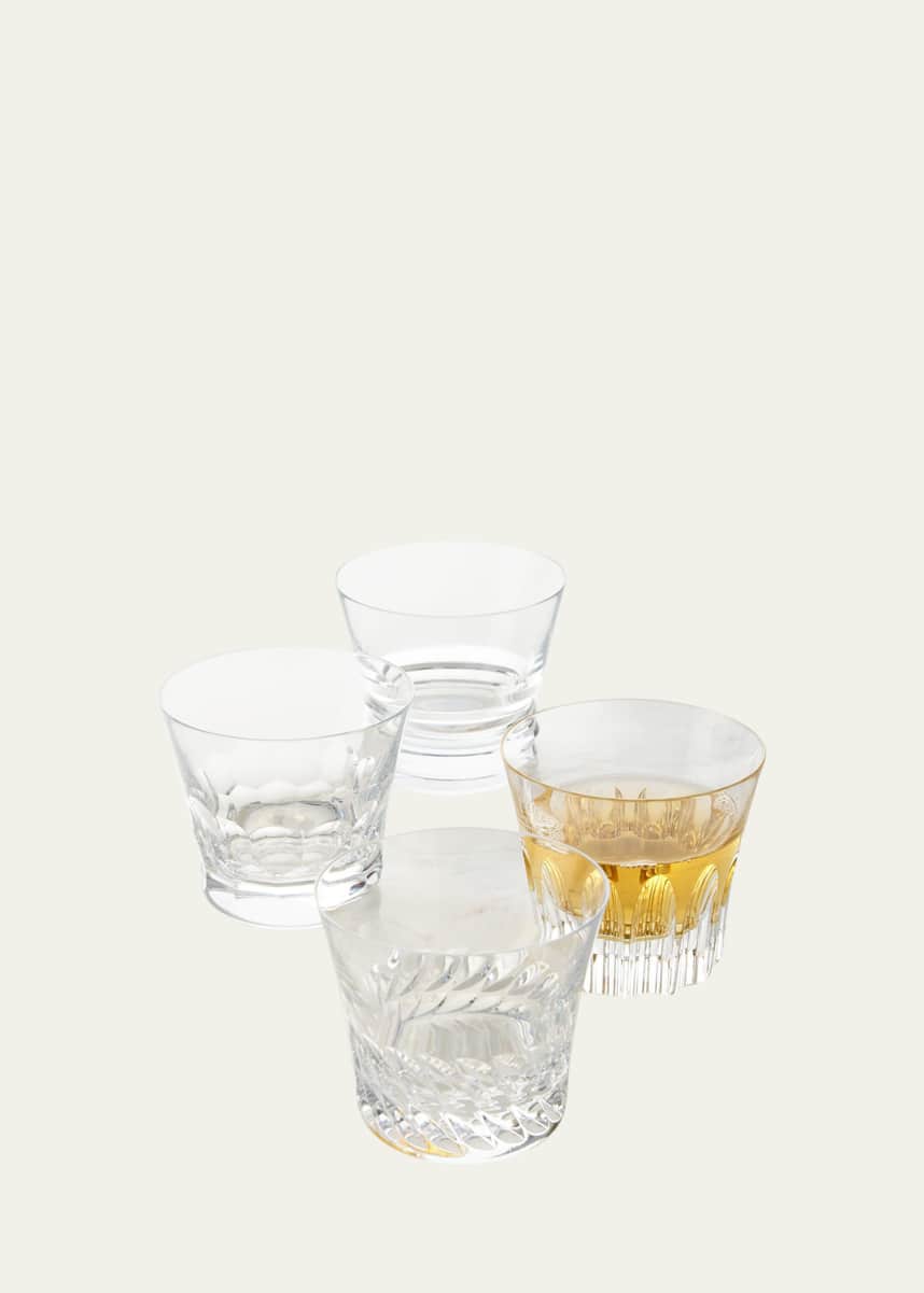Baccarat Dallas Assorted Double Old-Fashioned Glasses, Set of 4